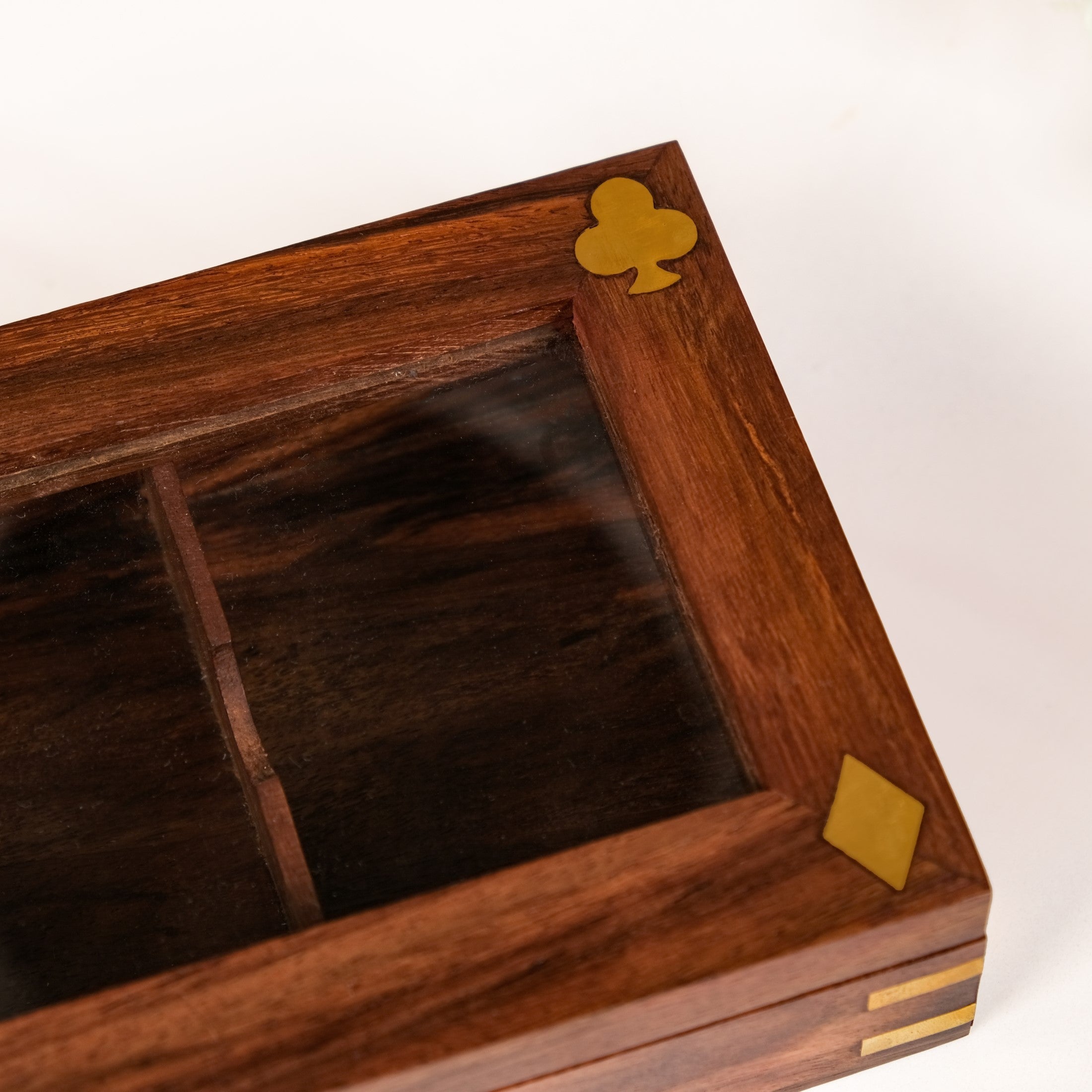 Playing Cards Set Of 2 in Wooden Display Box