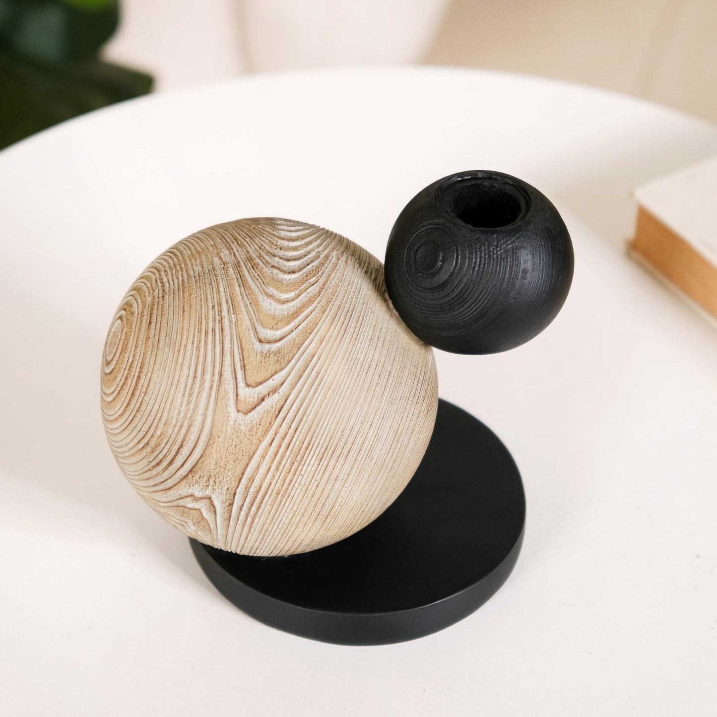 Celestial Modern Decor Candle Holder Showpiece