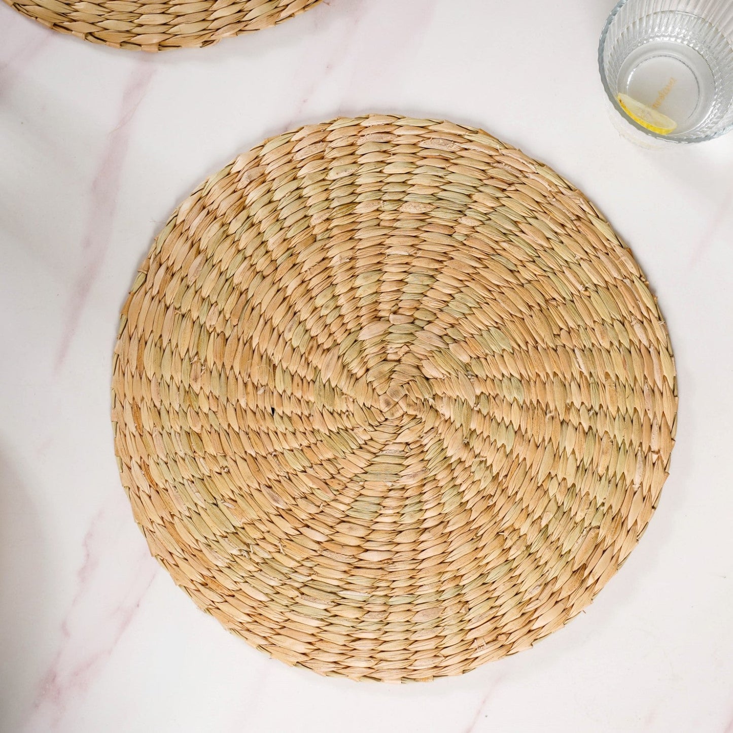 Round Wicker Table Mat Set Of 2 12 Inch