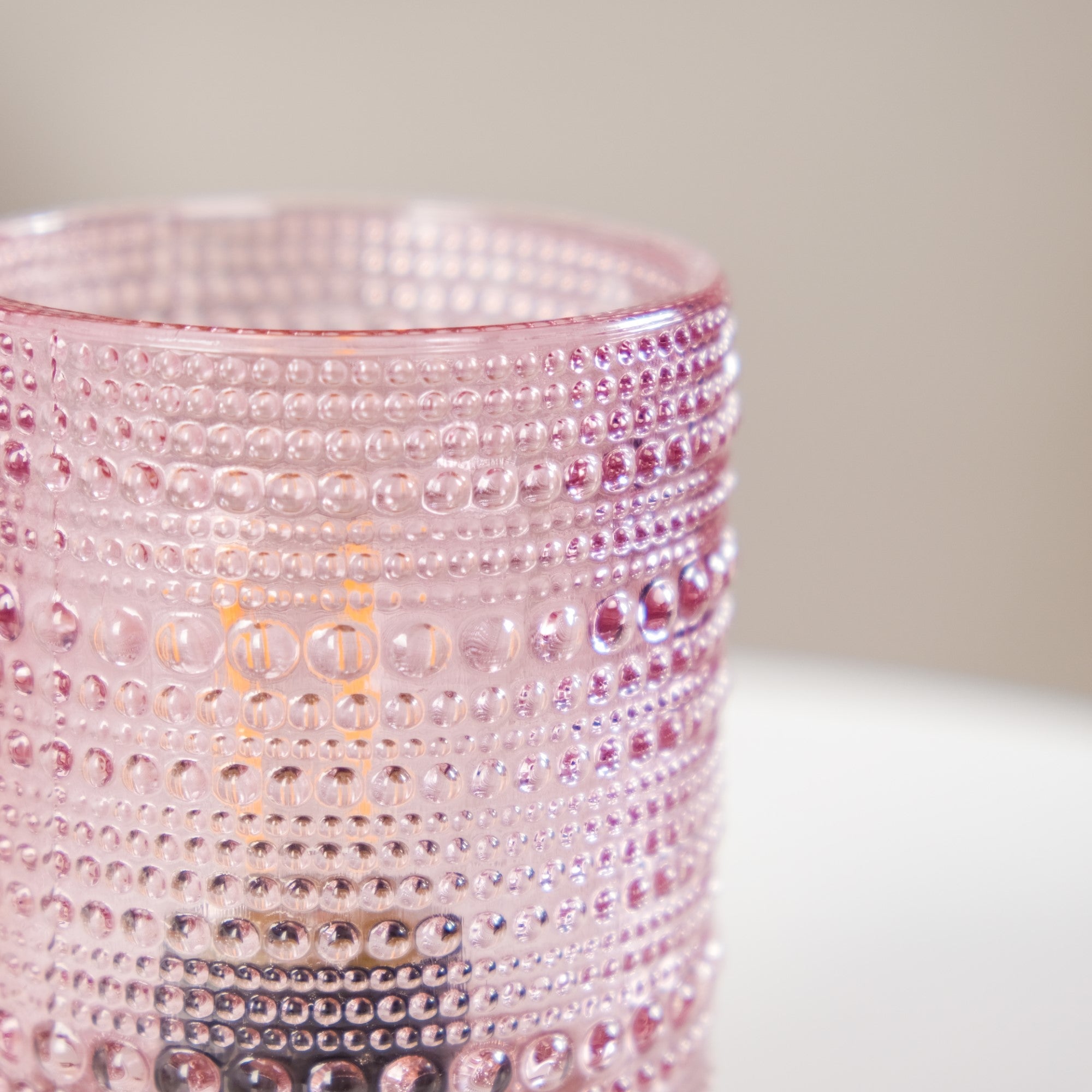 Portable Purple Bubble Glass Bedside Lamp