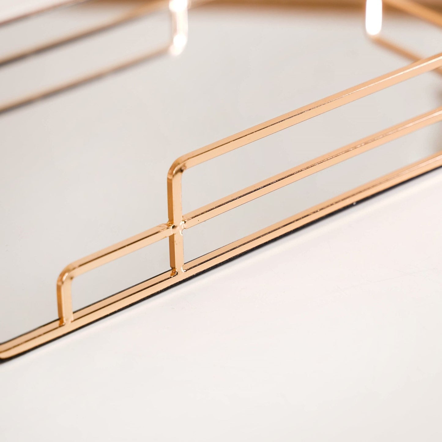 Luxury Minimalist Mirror Decorative Tray