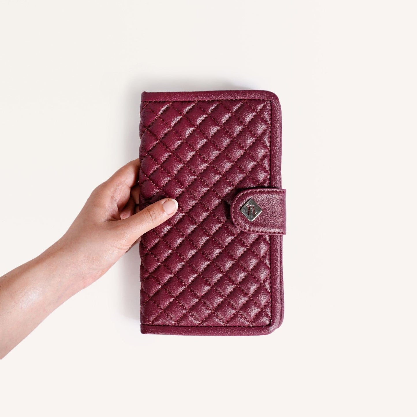 Maroon Travel Passport Wallet
