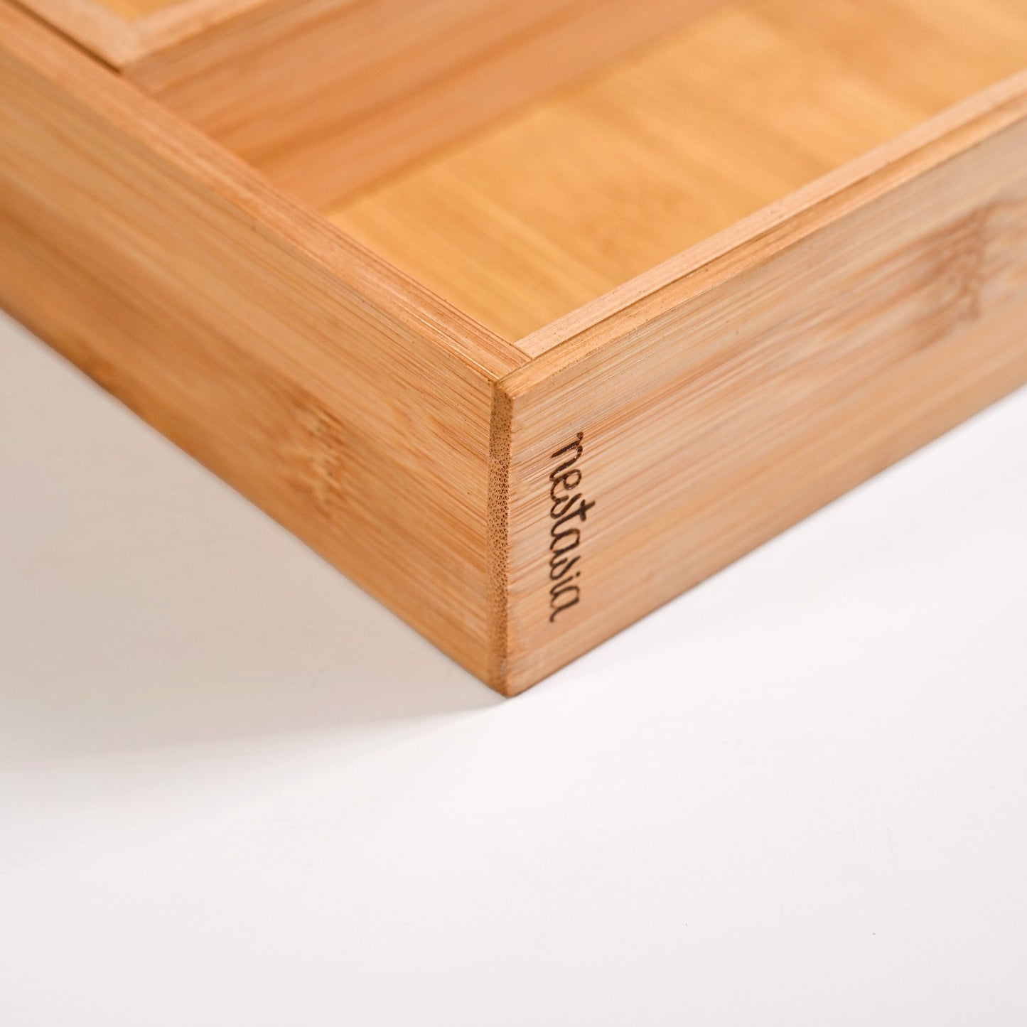 Adjustable Bamboo Kitchen Drawer Organiser For Cutlery