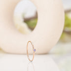 Cute Birthstone Ring | 18k Rose Gold Plated