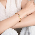 Cubic Zirconia Link Bracelet