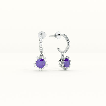Twinkling Star 925 Sterling Silver Earrings