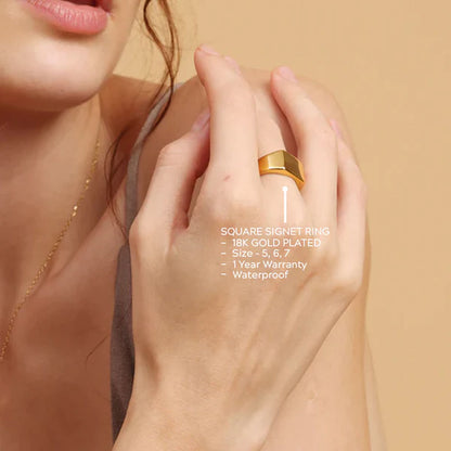 Square Signet Ring