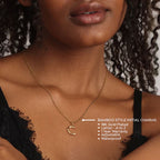 Bamboo Style Initial Charms