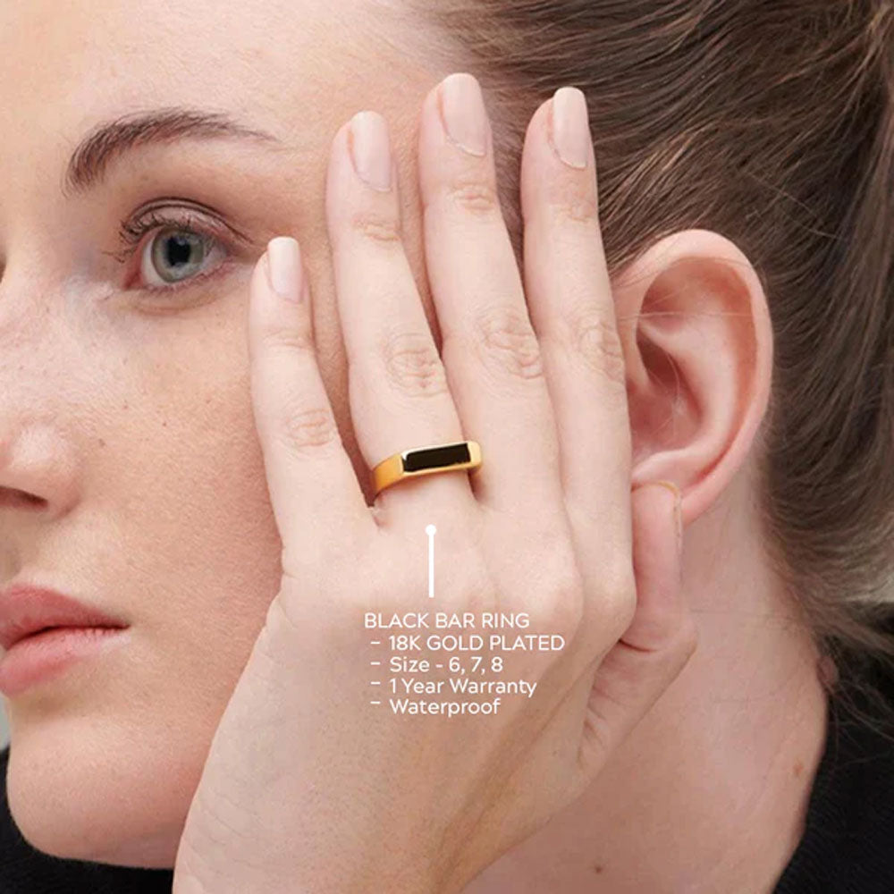 Black Bar Ring