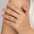 Chunky X Ring
