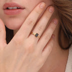 Black Charm Ring