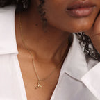 Bamboo Style Initial Charms