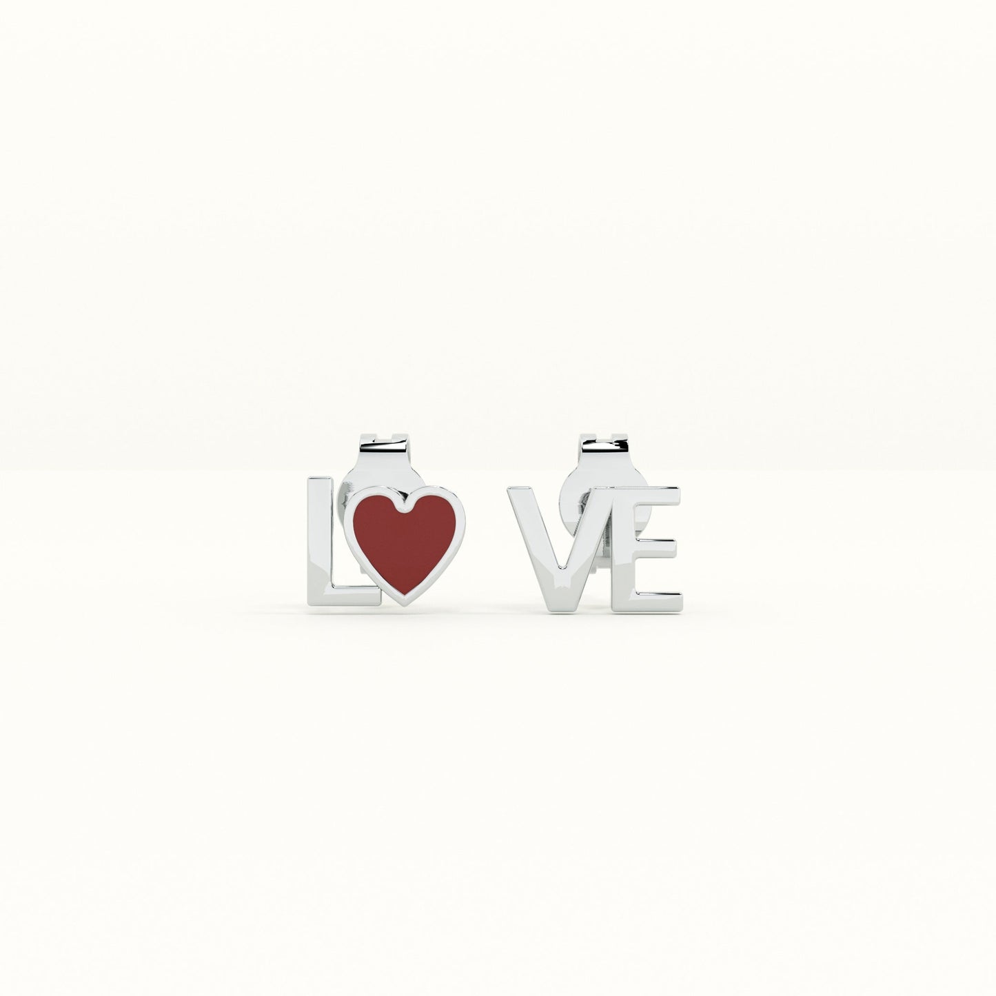 Love's Passion 925 Sterling Silver Earring Necklace Set