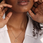 Bamboo Style Initial Charms