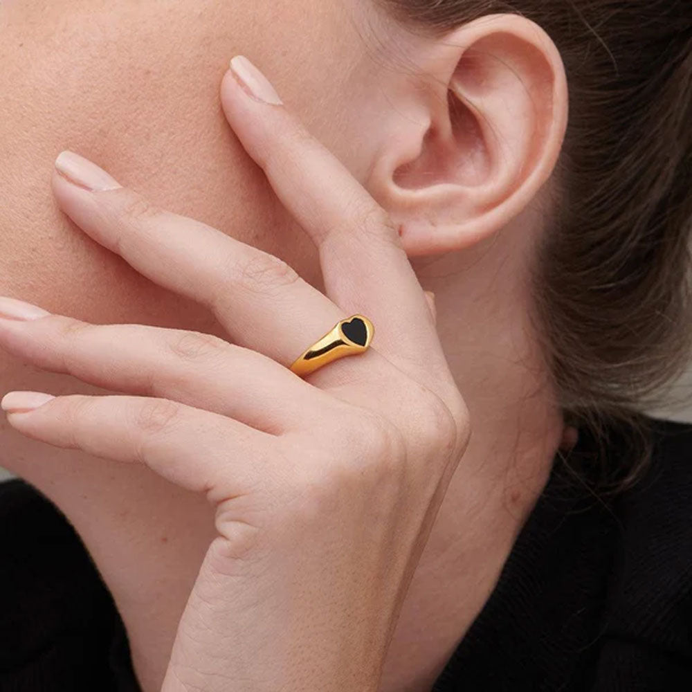 Black Heart Ring