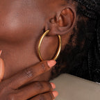 Timeless Styling C Hoops Earrings