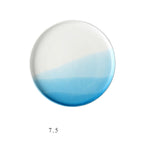 Ombre Snack Plate Blue