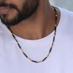 Dual tone Chain | Black and Gold