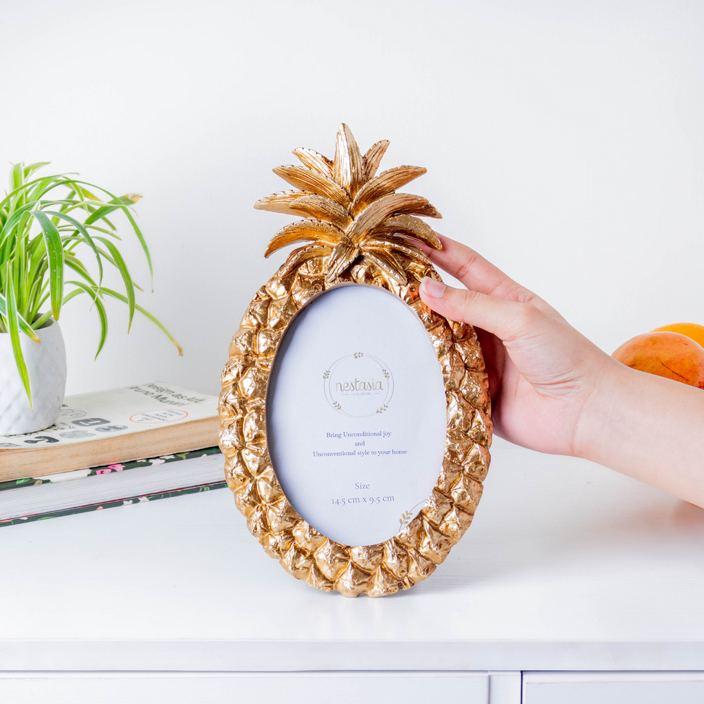 Pineapple Golden Photo Frame