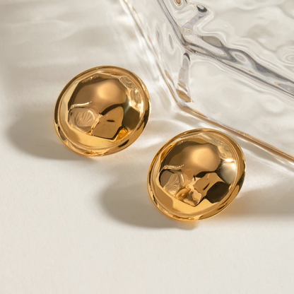 Golden Duo Stud Earrings