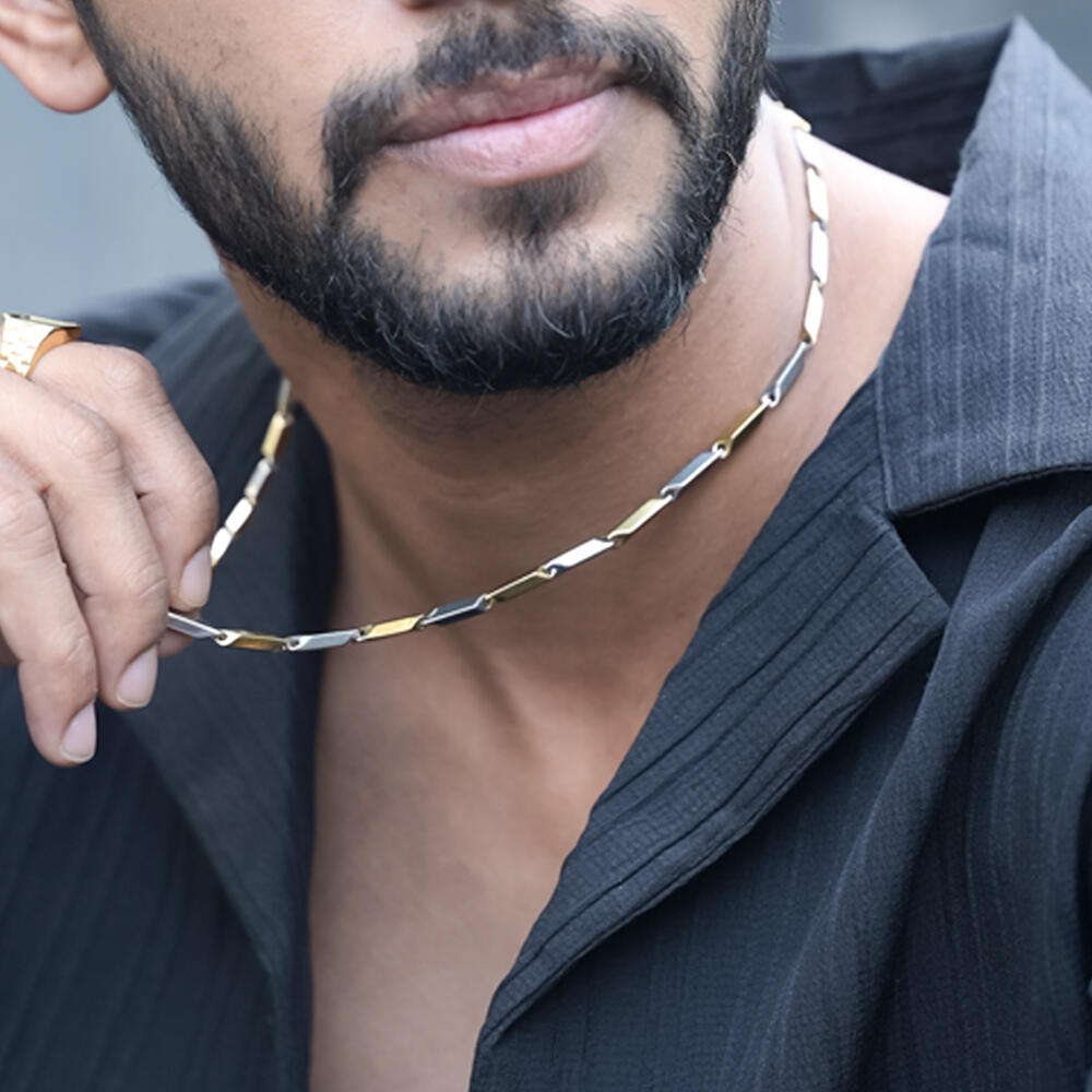 Dual tone Chain | Silver and Gold
