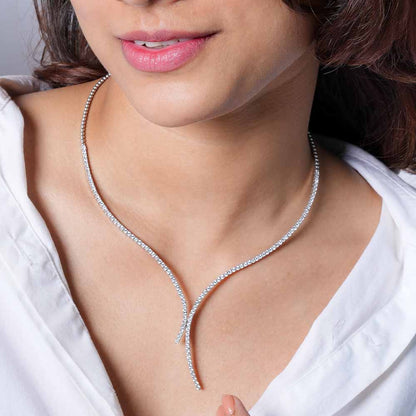 Garden of Sparkle Necklace with Magnetic Clasp