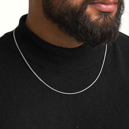 Snake Chain | Rhodium Plated | 5 MM