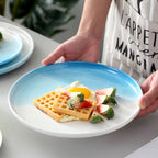 Ombre Dinner Plate Blue 10 Inch