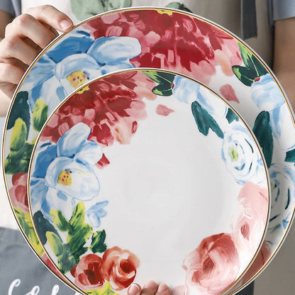 Floral Dinner Plate