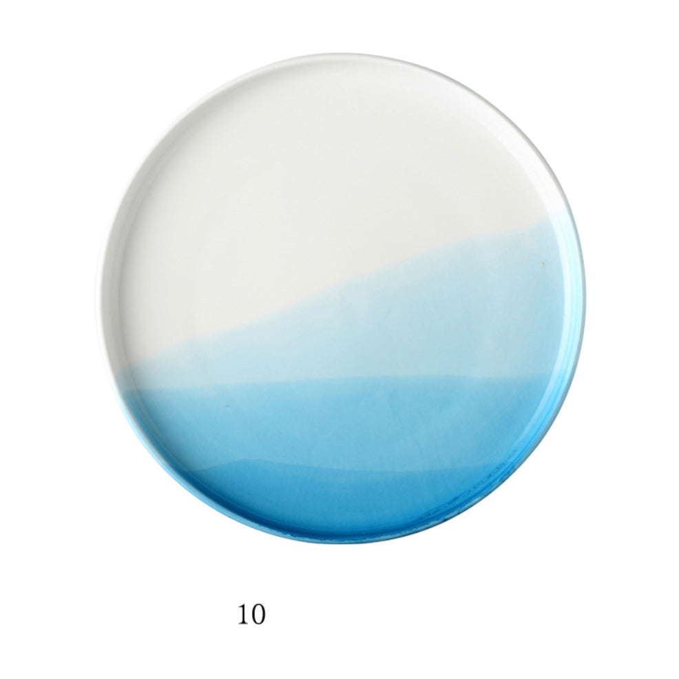 Ombre Dinner Plate Blue 10 Inch