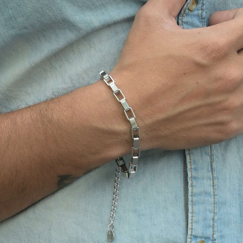 Stealthy Silver Bracelet