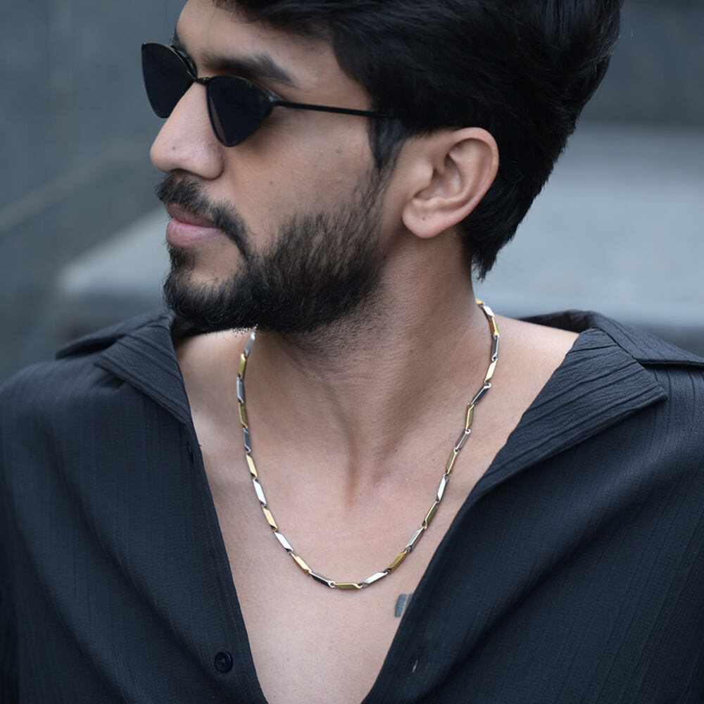 Dual tone Chain | Silver and Gold