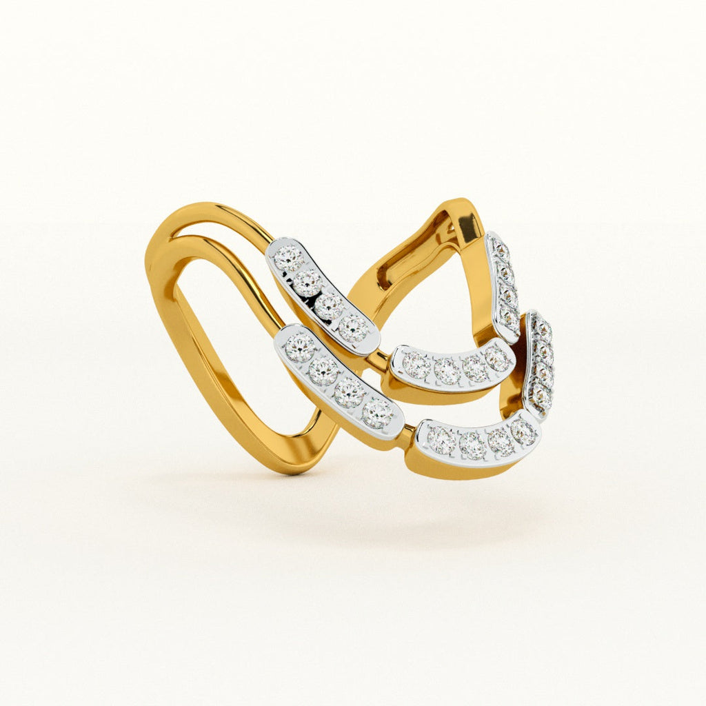 Brilliance 9KT Gold Lab Grown Diamond Ring