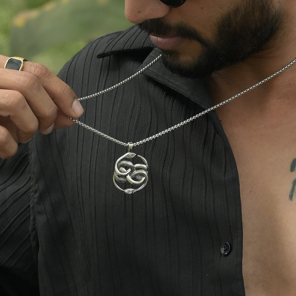 Infinity Snake Necklace