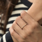 Dazzling Comet Ring | 18K Gold Vermeil