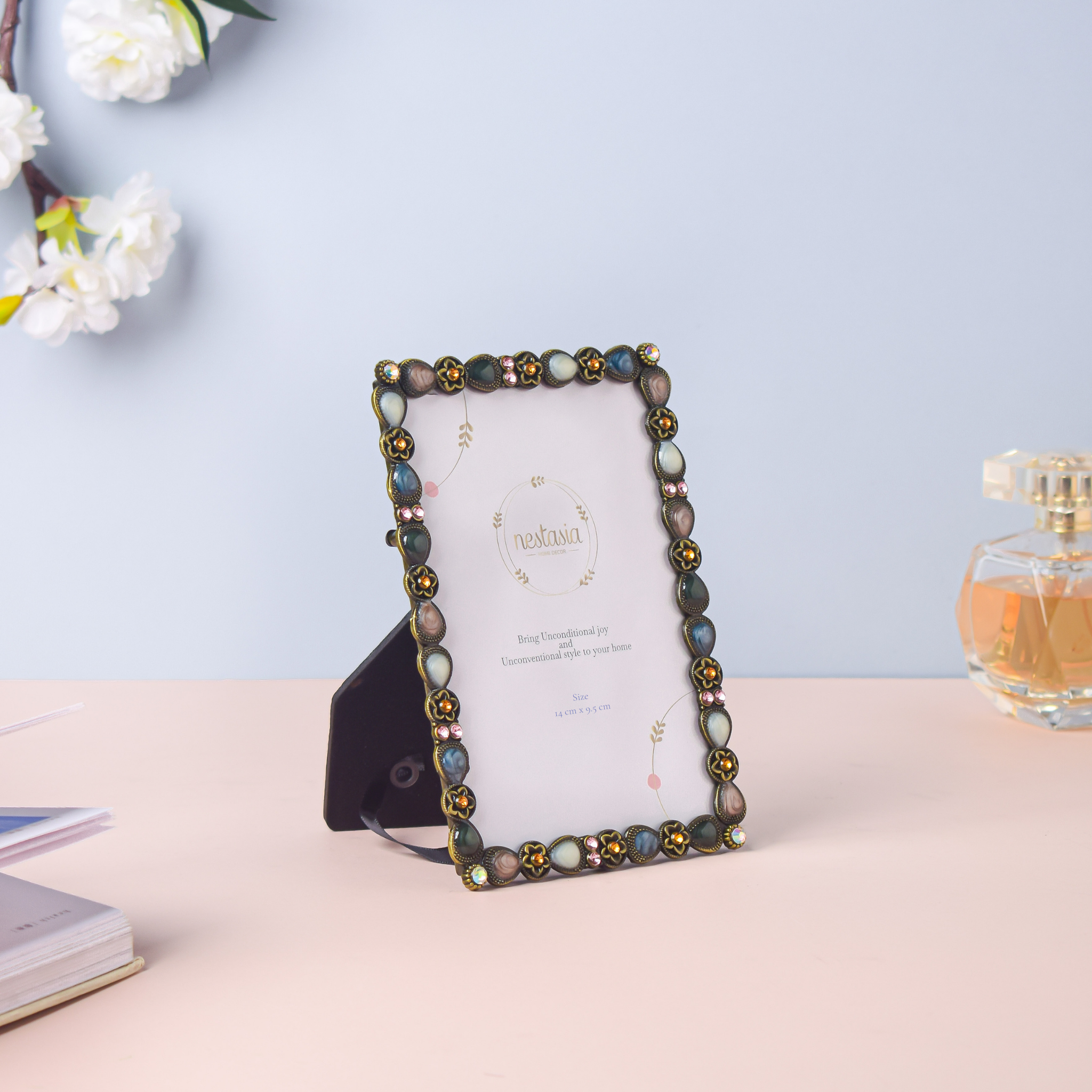 Beaded Vintage Photo Frame Small