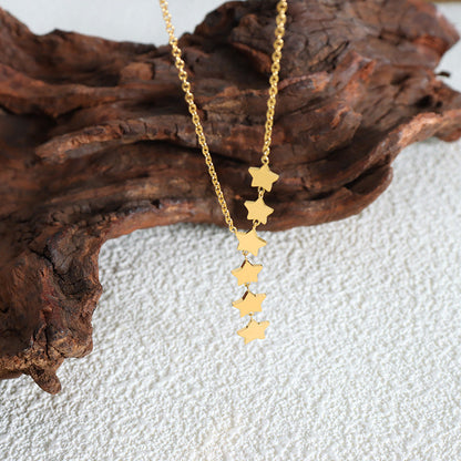 Gilded Starry Necklace