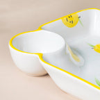 Pear Bear Section Plate Yellow