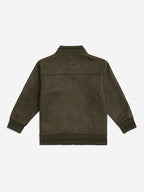 HOP Kids Olive Suede Jacket