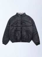 Y&F Kids Black Quilted Puffer Jacket