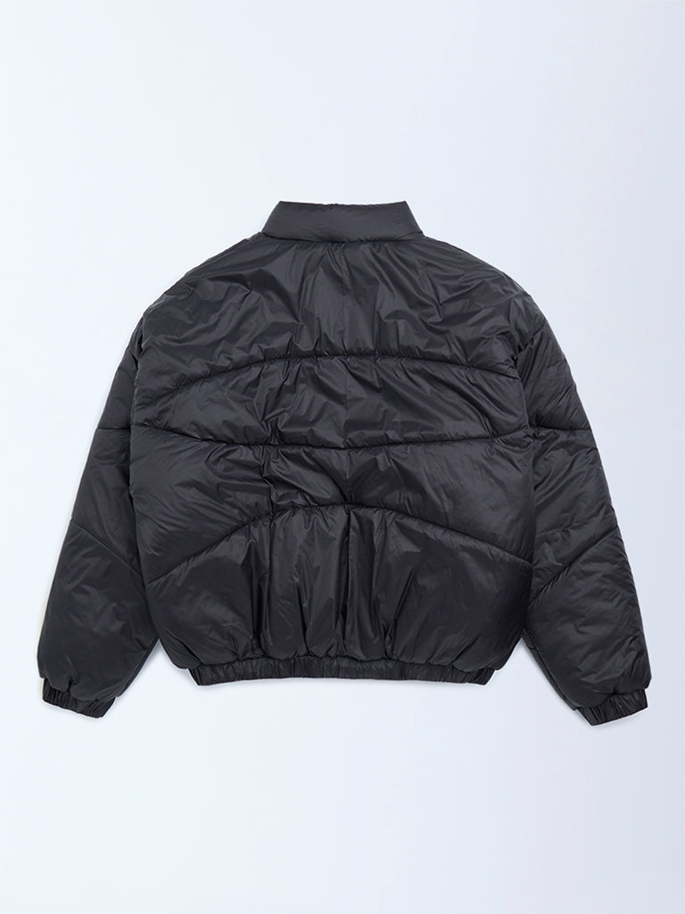 Y&F Kids Black Quilted Puffer Jacket