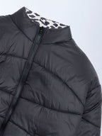 Y&F Kids Black Quilted Puffer Jacket