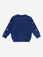 HOP Kids Navy Space Themed Knitted Sweater
