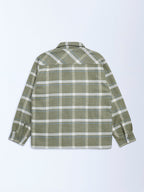 Y&F Kids Green Checkered Shacket