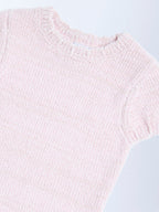 HOP Kids Pink Knitted Bodycon Dress