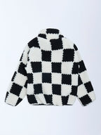 Y&F Kids Black and White Fleece Jacket