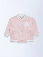 HOP Kids Pink Typographic Jacket