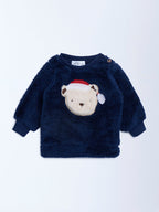 HOP Baby Navy Fleece Sweater