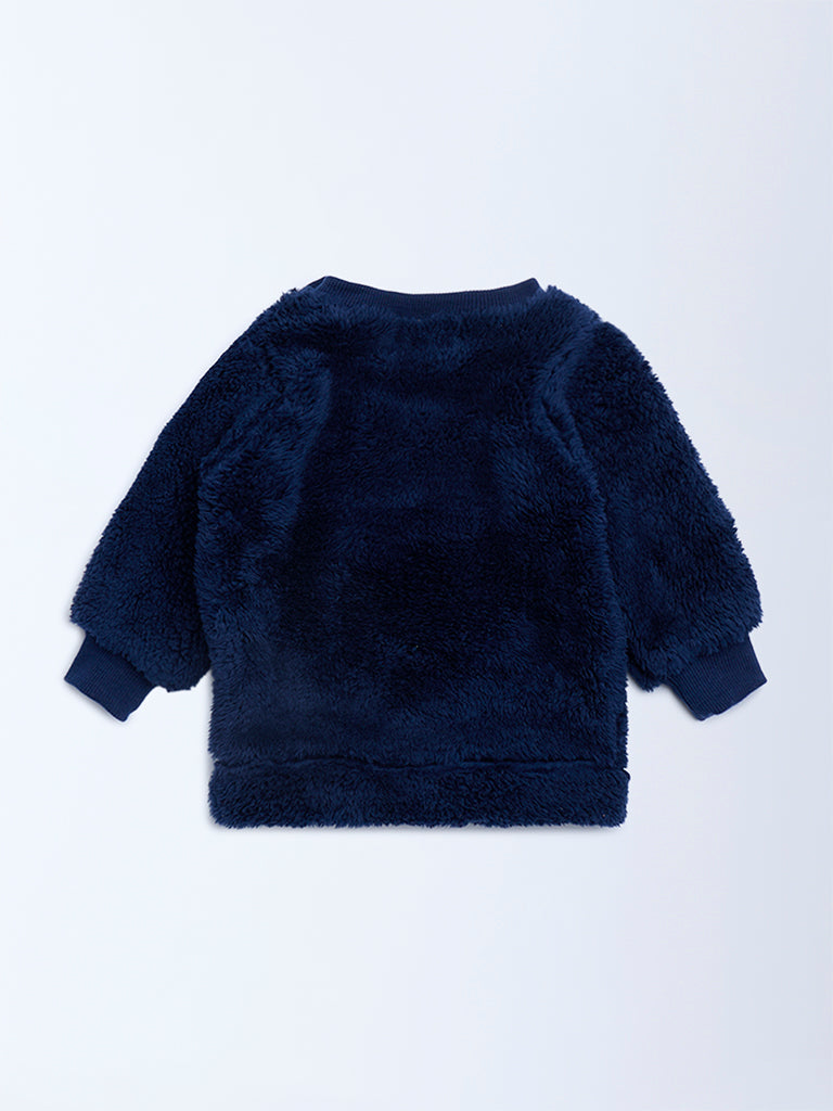 HOP Baby Navy Fleece Sweater