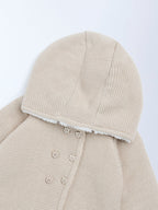 HOP Baby Beige Knitted Cotton Sweater